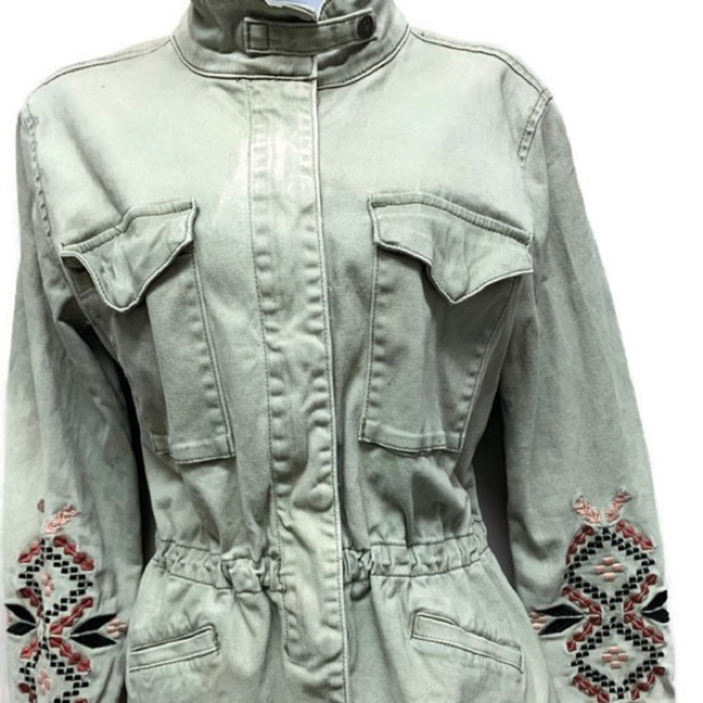 Vintage American Blues Olive Green Jacket Sz L